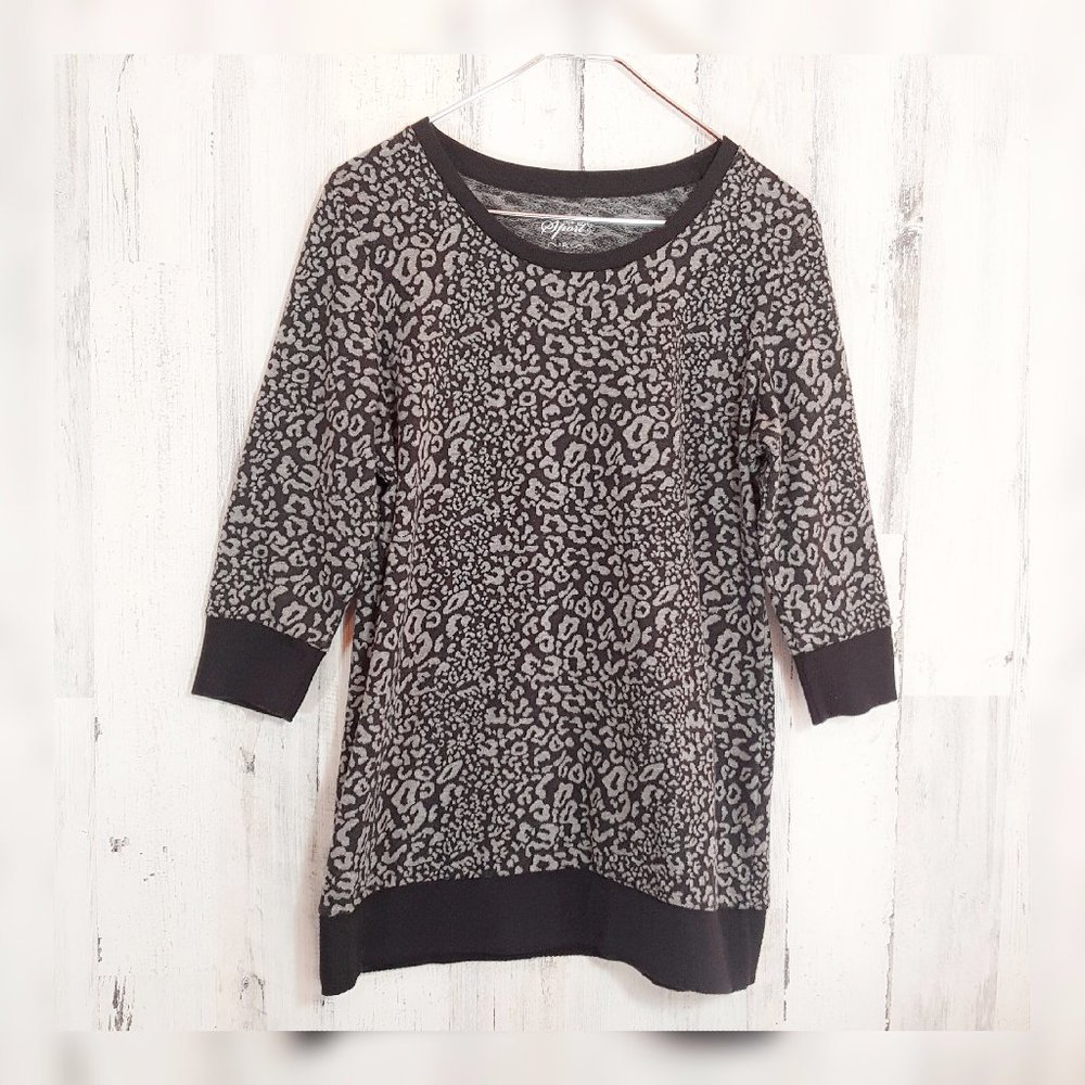 STYLE & CO Animal print tunic